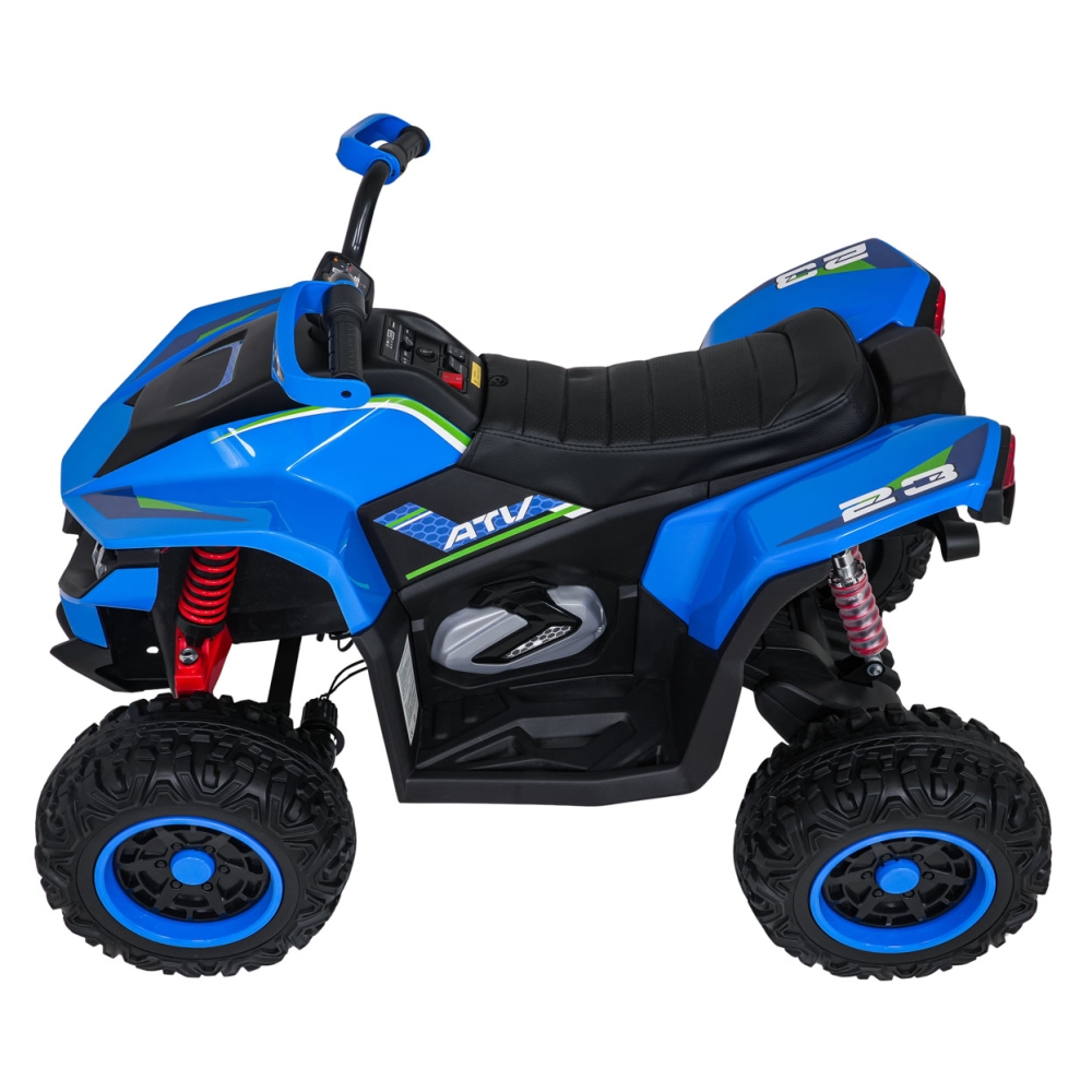 Elektrinis keturratis Fast Wheel, Blue-Elektromobiliai vaikams, Keturračiai ir bagiai-e-vaikas