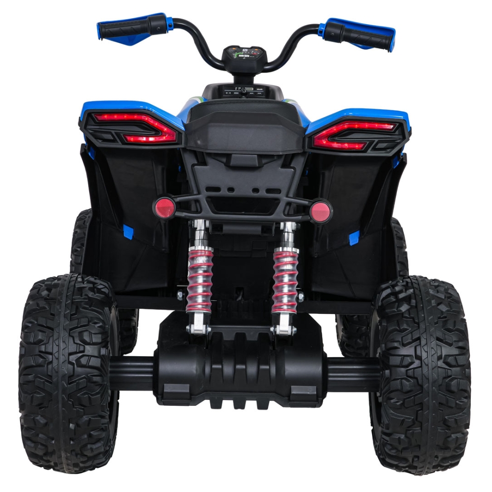Elektrinis keturratis Fast Wheel, Blue-Elektromobiliai vaikams, Keturračiai ir bagiai-e-vaikas