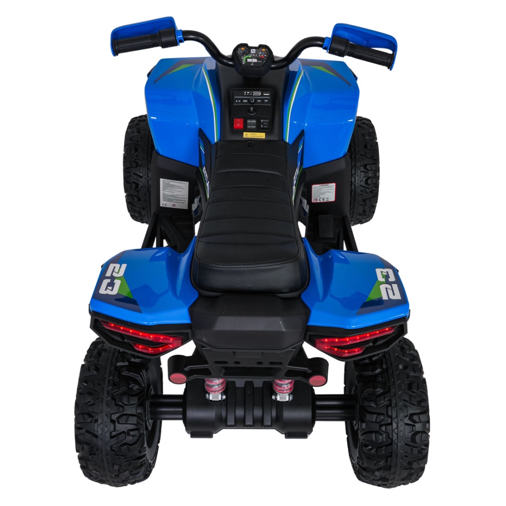 Elektrinis keturratis Fast Wheel, Blue-Elektromobiliai vaikams, Keturračiai ir bagiai-e-vaikas
