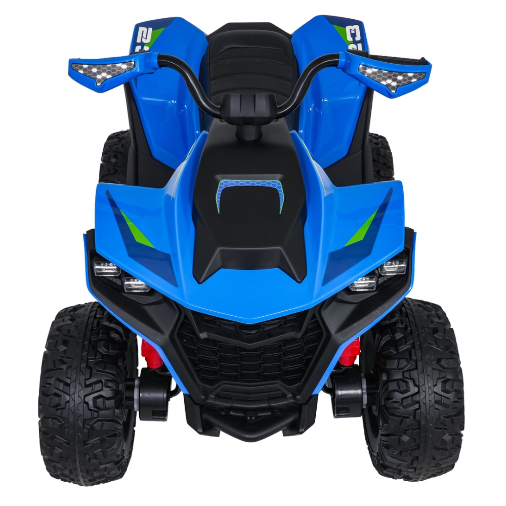 Elektrinis keturratis Fast Wheel, Blue-Elektromobiliai vaikams, Keturračiai ir bagiai-e-vaikas