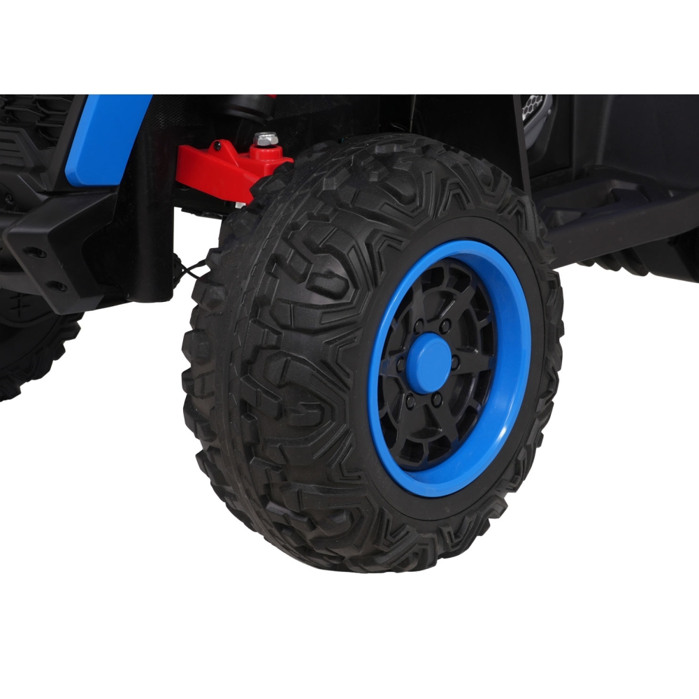 Elektrinis keturratis Fast Wheel, Blue-Elektromobiliai vaikams, Keturračiai ir bagiai-e-vaikas
