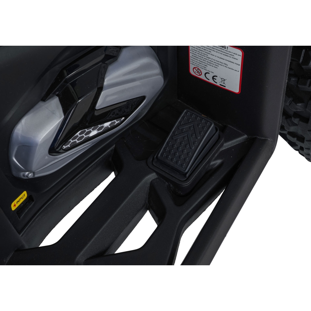 Elektrinis keturratis Fast Wheel, Blue-Elektromobiliai vaikams, Keturračiai ir bagiai-e-vaikas