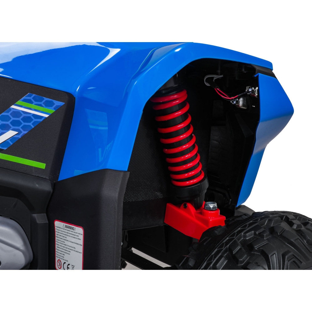 Elektrinis keturratis Fast Wheel, Blue-Elektromobiliai vaikams, Keturračiai ir bagiai-e-vaikas