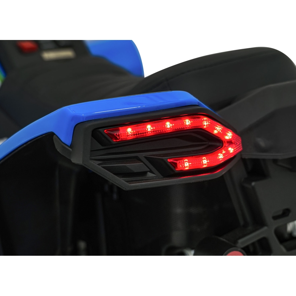 Elektrinis keturratis Fast Wheel, Blue-Elektromobiliai vaikams, Keturračiai ir bagiai-e-vaikas