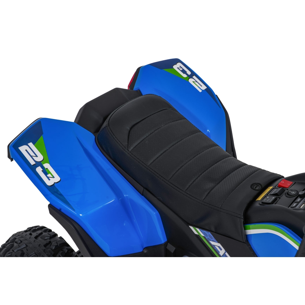 Elektrinis keturratis Fast Wheel, Blue-Elektromobiliai vaikams, Keturračiai ir bagiai-e-vaikas