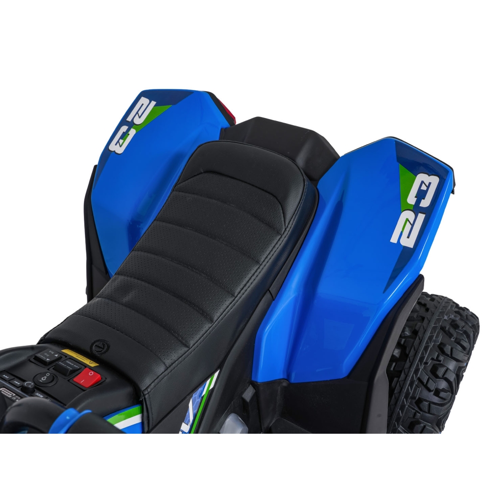 Elektrinis keturratis Fast Wheel, Blue-Elektromobiliai vaikams, Keturračiai ir bagiai-e-vaikas