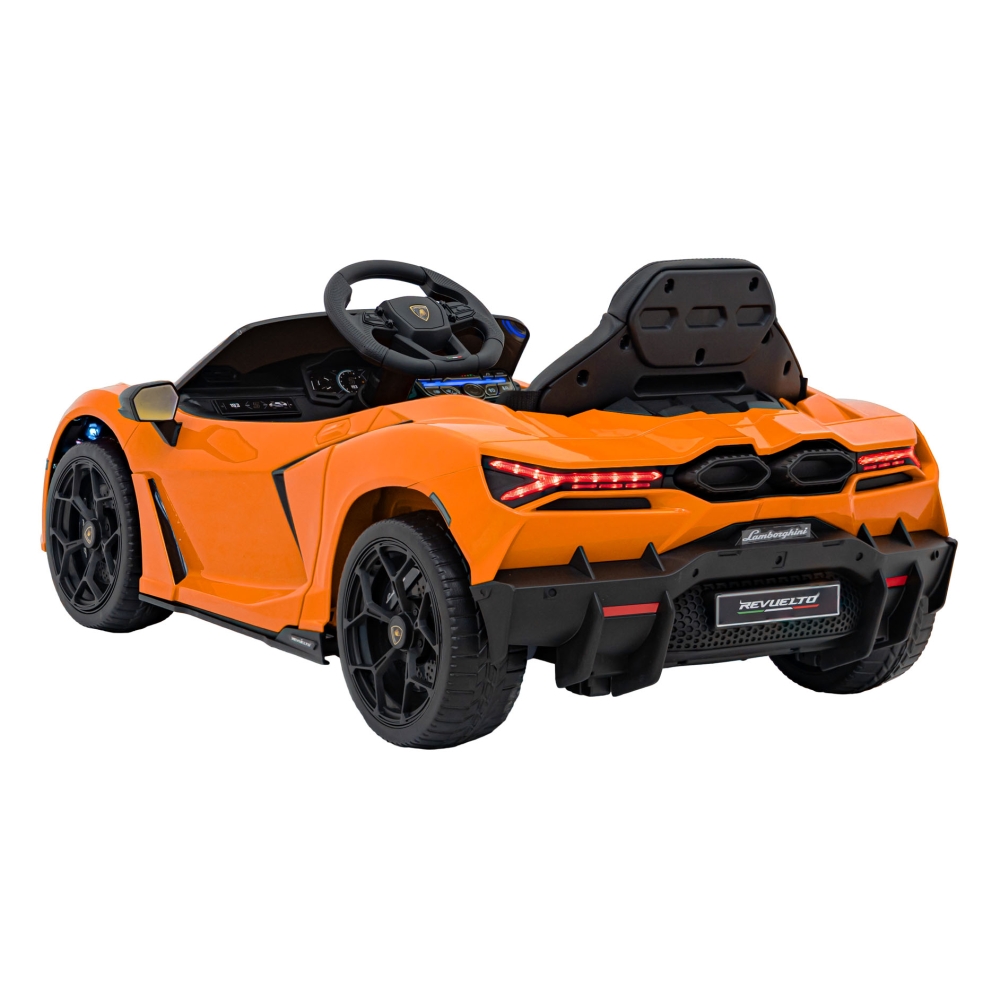 Elektromobilis Lamborghini Revuelto, Orange-Elektromobiliai vaikams, Mašinos-e-vaikas
