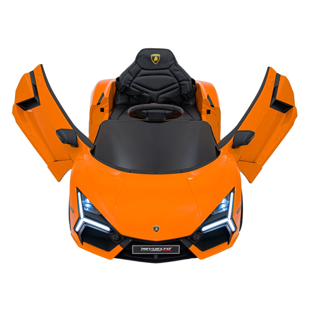 Elektromobilis Lamborghini Revuelto, Orange-Elektromobiliai vaikams, Mašinos-e-vaikas