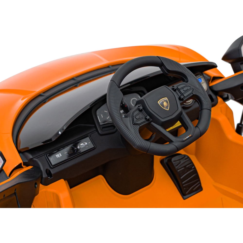 Elektromobilis Lamborghini Revuelto, Orange-Elektromobiliai vaikams, Mašinos-e-vaikas