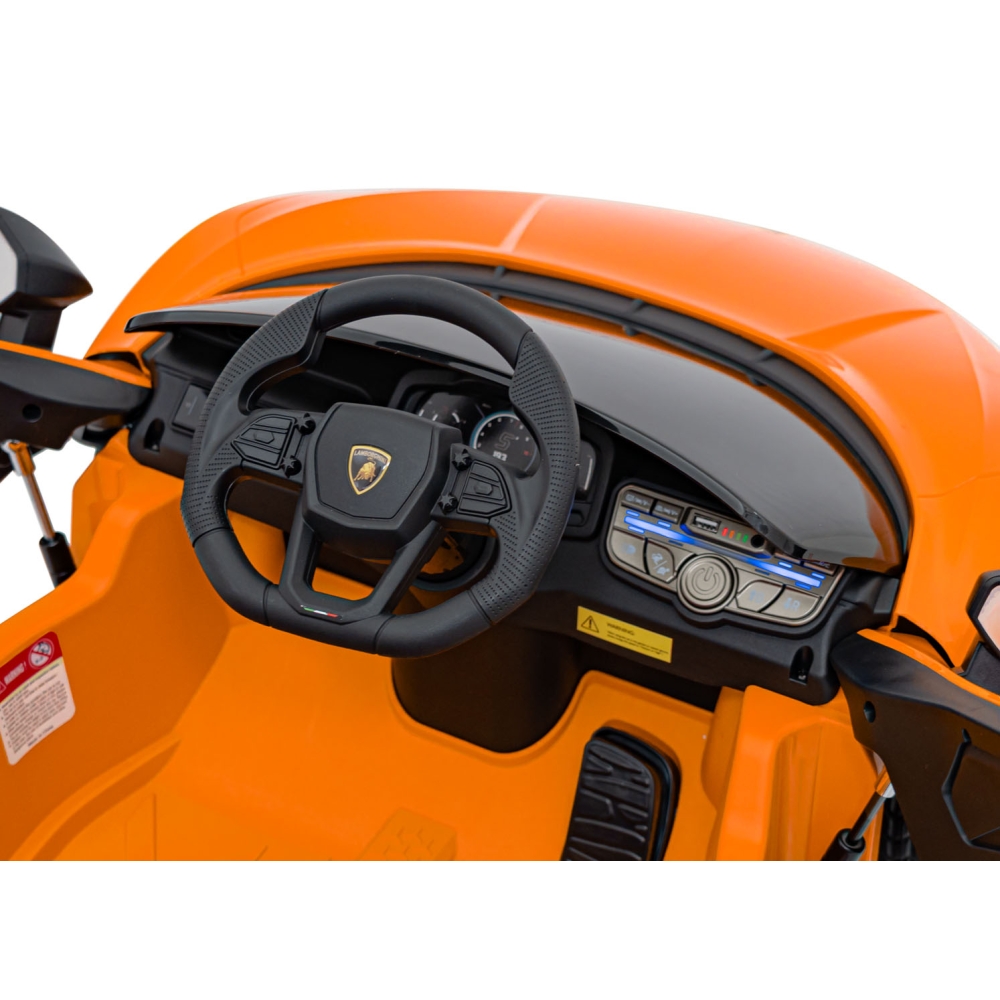 Elektromobilis Lamborghini Revuelto, Orange-Elektromobiliai vaikams, Mašinos-e-vaikas