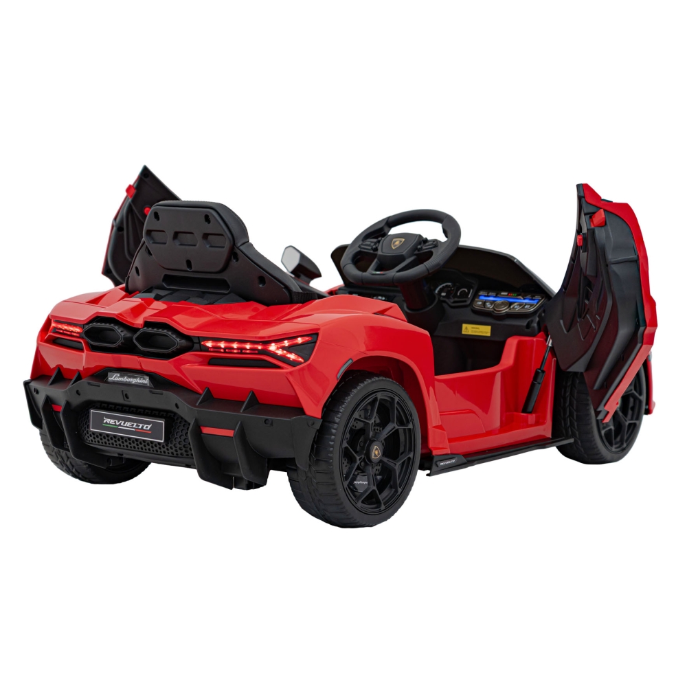 Elektromobilis Lamborghini Revuelto, Red-Elektromobiliai vaikams, Mašinos-e-vaikas