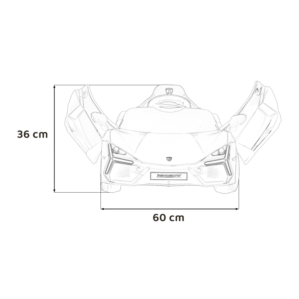 Elektromobilis Lamborghini Revuelto, Red-Elektromobiliai vaikams, Mašinos-e-vaikas