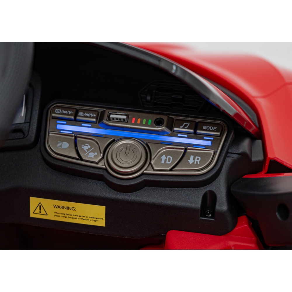 Elektromobilis Lamborghini Revuelto, Red-Elektromobiliai vaikams, Mašinos-e-vaikas