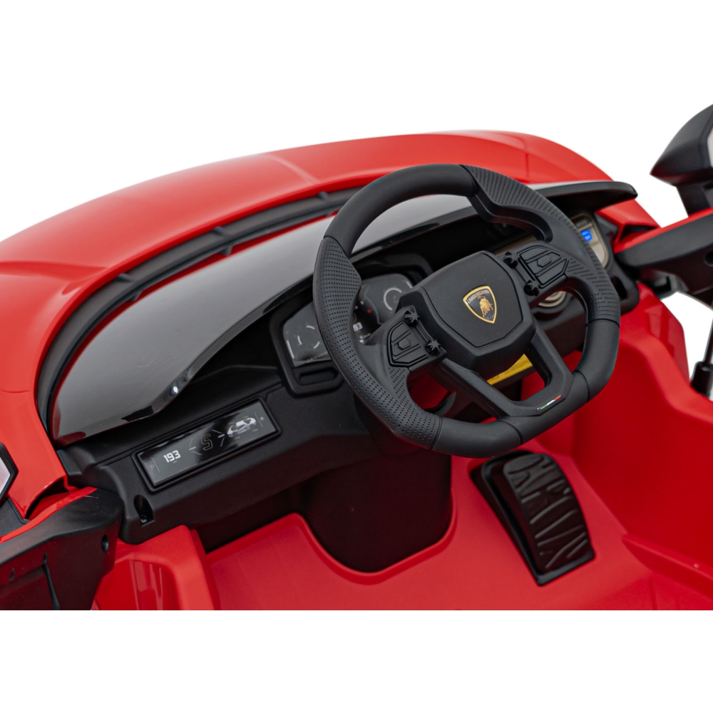 Elektromobilis Lamborghini Revuelto, Red-Elektromobiliai vaikams, Mašinos-e-vaikas