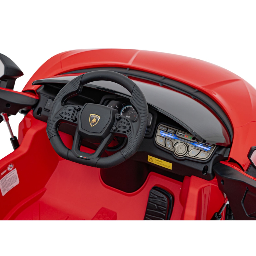 Elektromobilis Lamborghini Revuelto, Red-Elektromobiliai vaikams, Mašinos-e-vaikas