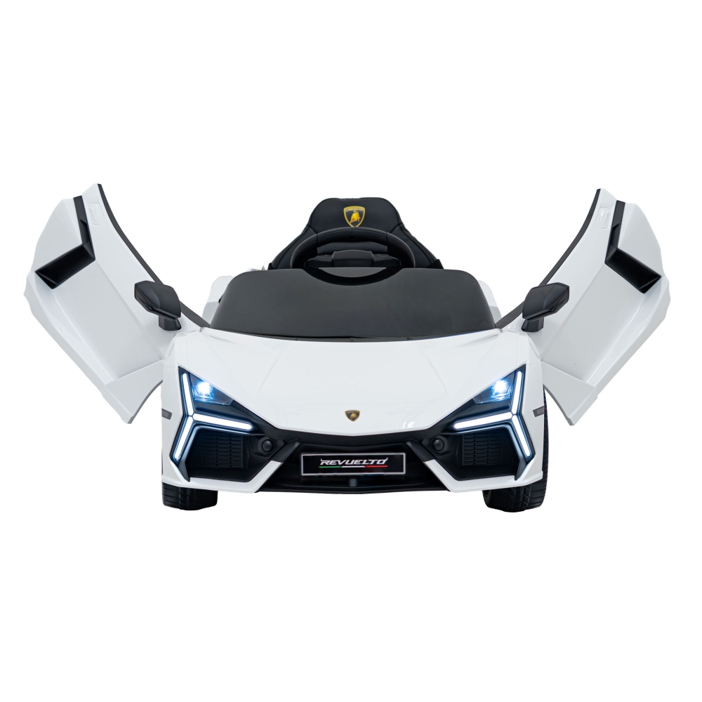Elektromobilis Lamborghini Revuelto, White-Elektromobiliai vaikams, Mašinos-e-vaikas