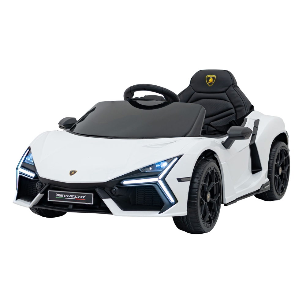 Elektromobilis Lamborghini Revuelto, White-Elektromobiliai vaikams, Mašinos-e-vaikas