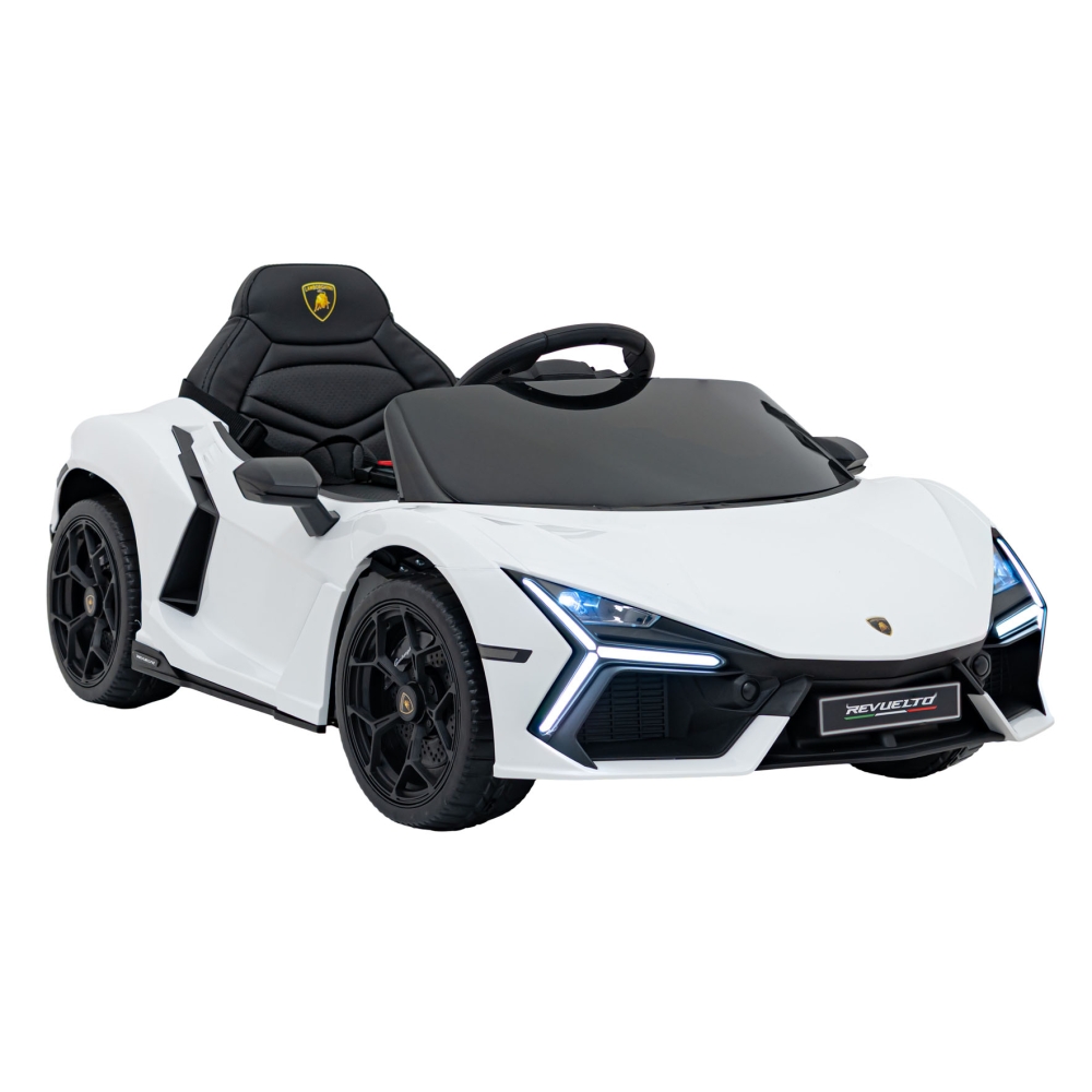 Elektromobilis Lamborghini Revuelto, White-Elektromobiliai vaikams, Mašinos-e-vaikas