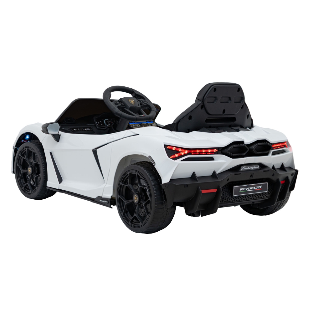 Elektromobilis Lamborghini Revuelto, White-Elektromobiliai vaikams, Mašinos-e-vaikas