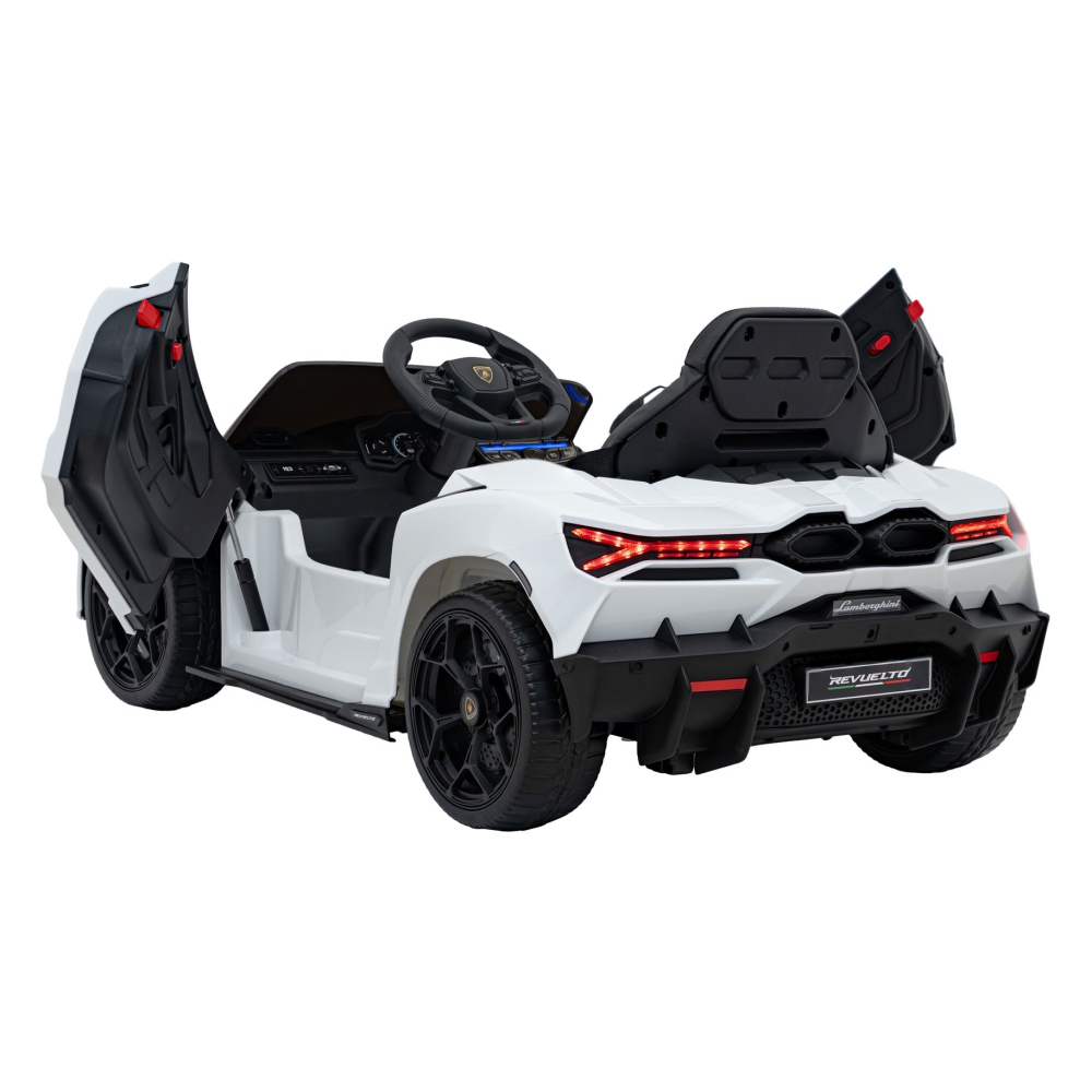 Elektromobilis Lamborghini Revuelto, White-Elektromobiliai vaikams, Mašinos-e-vaikas