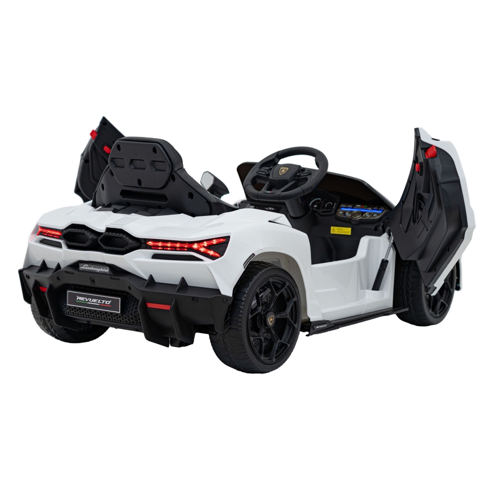 Elektromobilis Lamborghini Revuelto, White-Elektromobiliai vaikams, Mašinos-e-vaikas