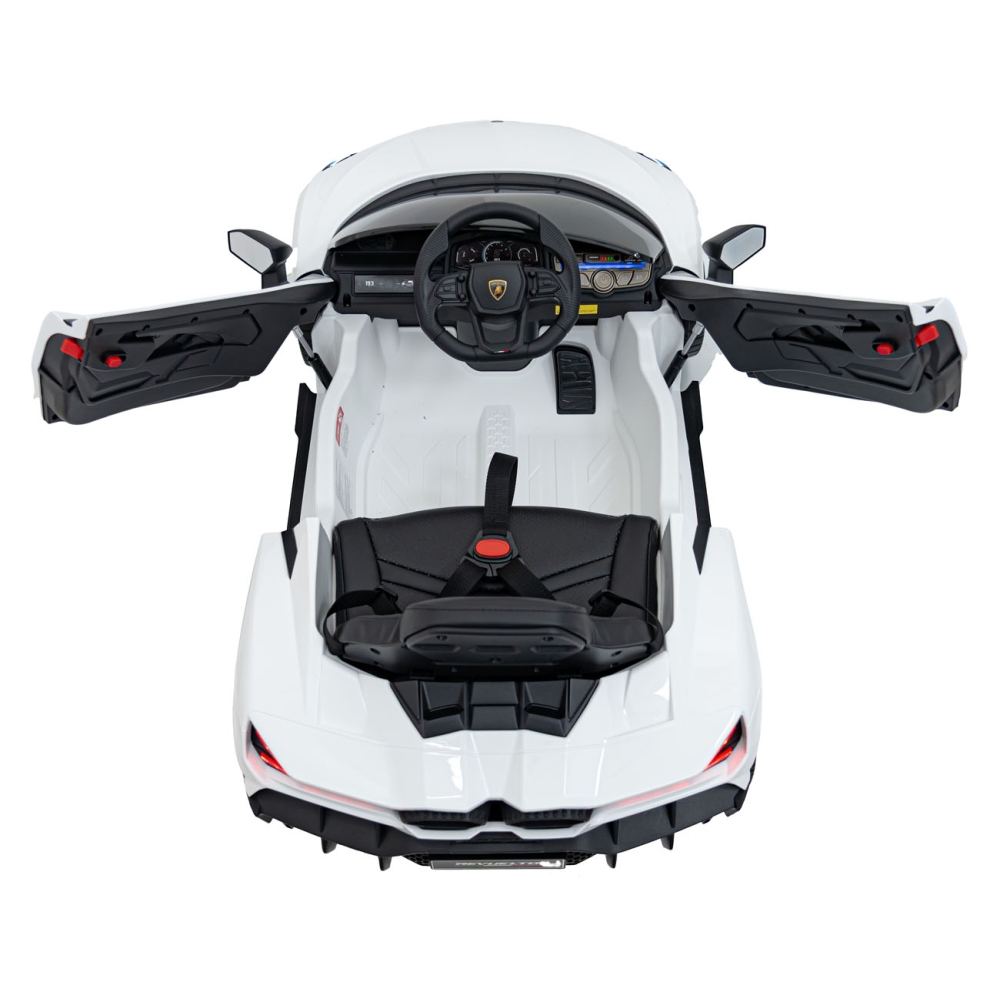 Elektromobilis Lamborghini Revuelto, White-Elektromobiliai vaikams, Mašinos-e-vaikas