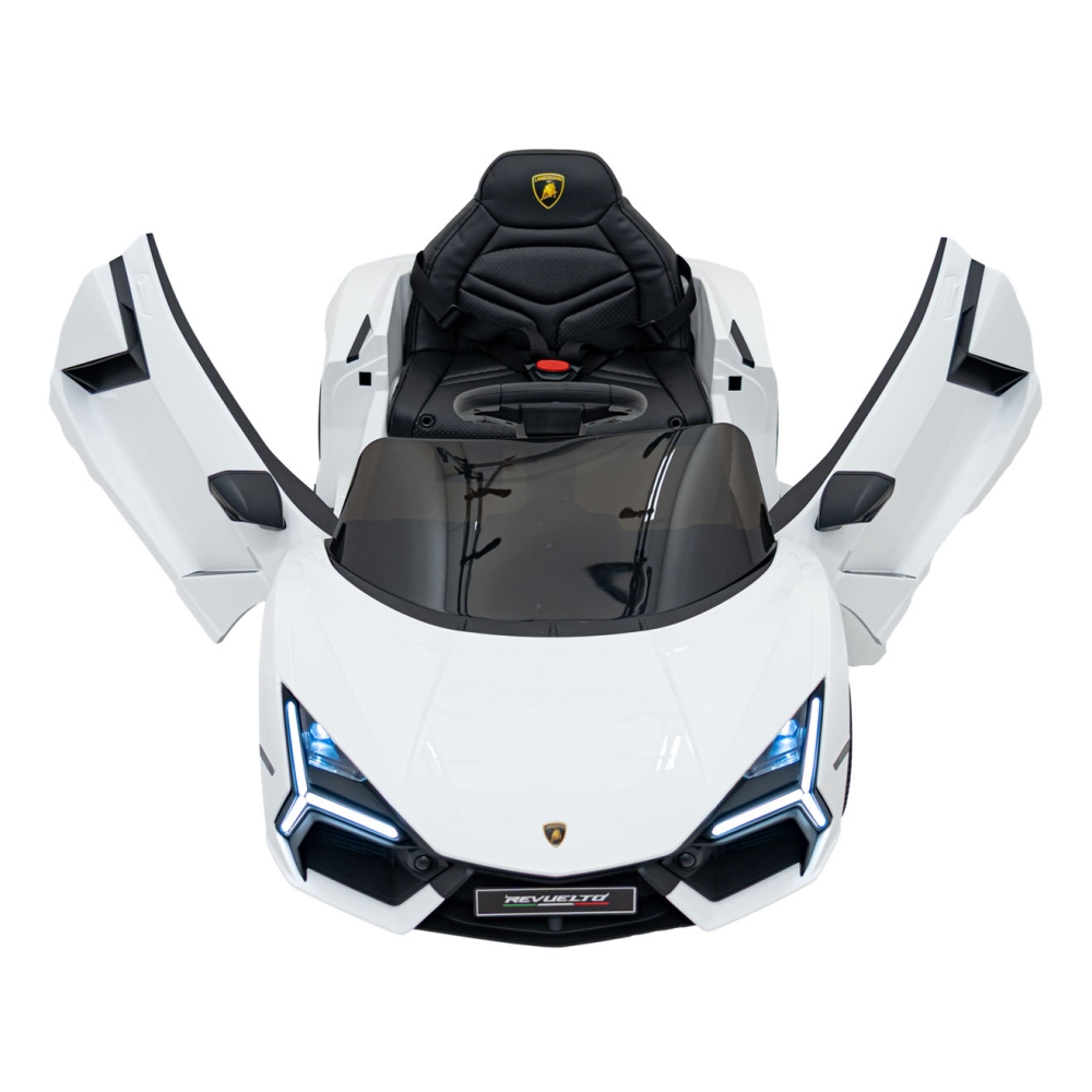 Elektromobilis Lamborghini Revuelto, White-Elektromobiliai vaikams, Mašinos-e-vaikas