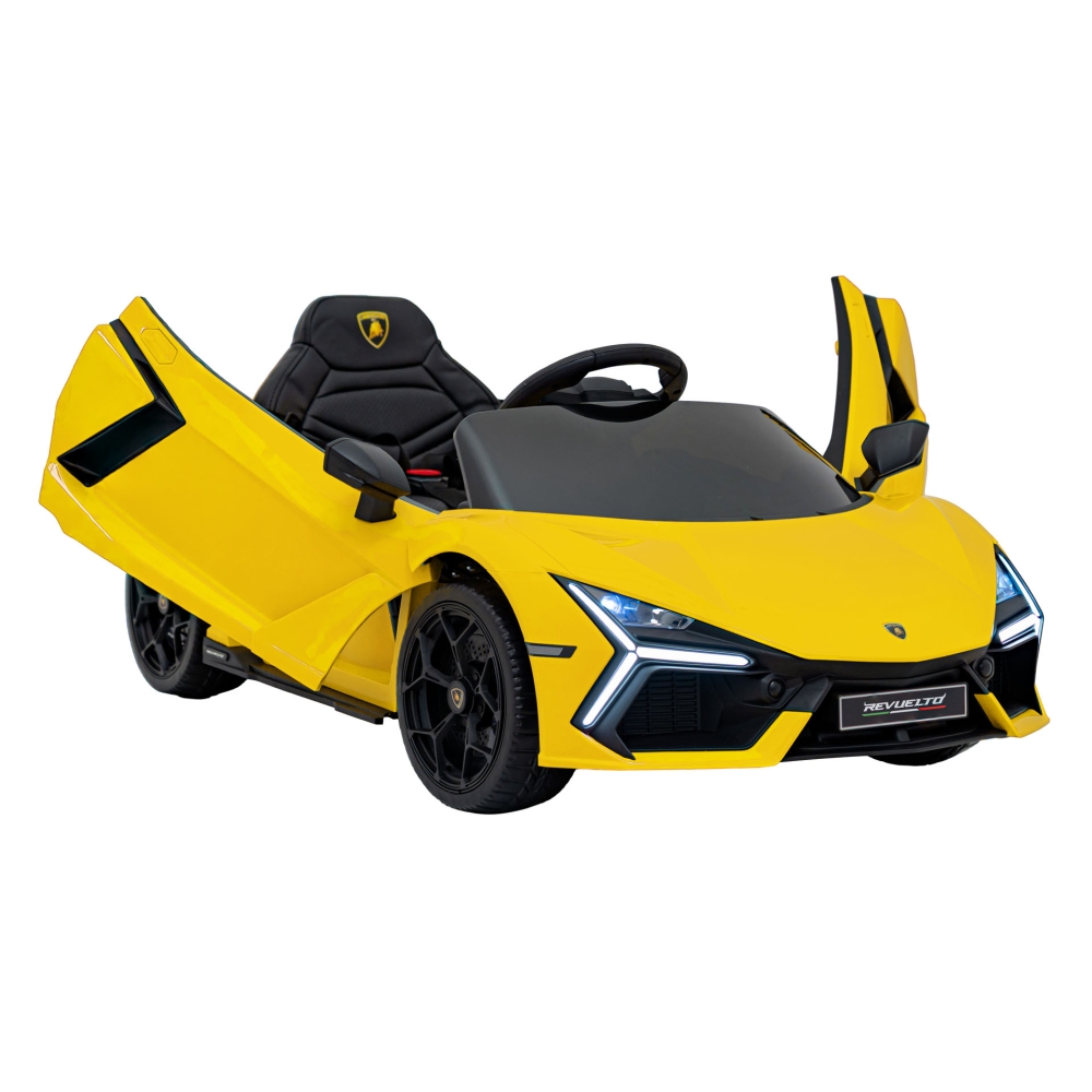 Elektromobilis Lamborghini Revuelto, Yellow-Elektromobiliai vaikams, Mašinos-e-vaikas