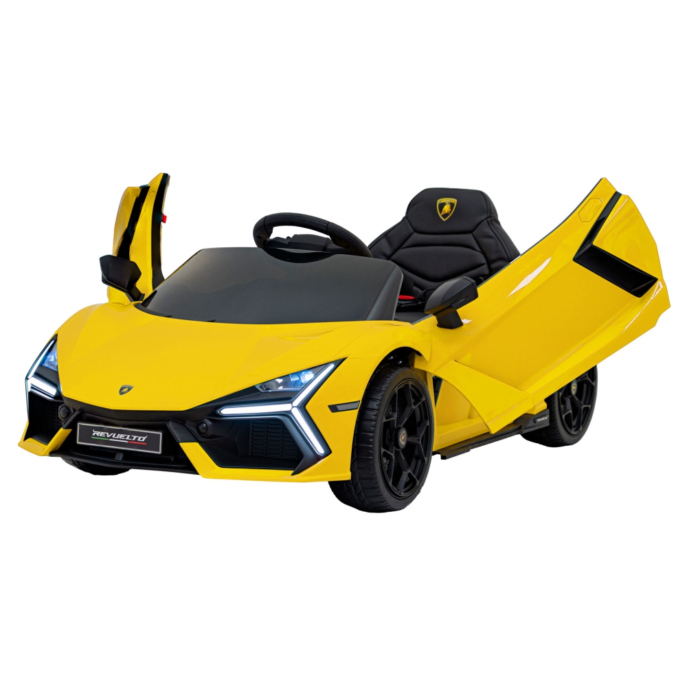 Elektromobilis Lamborghini Revuelto, Yellow-Elektromobiliai vaikams, Mašinos-e-vaikas