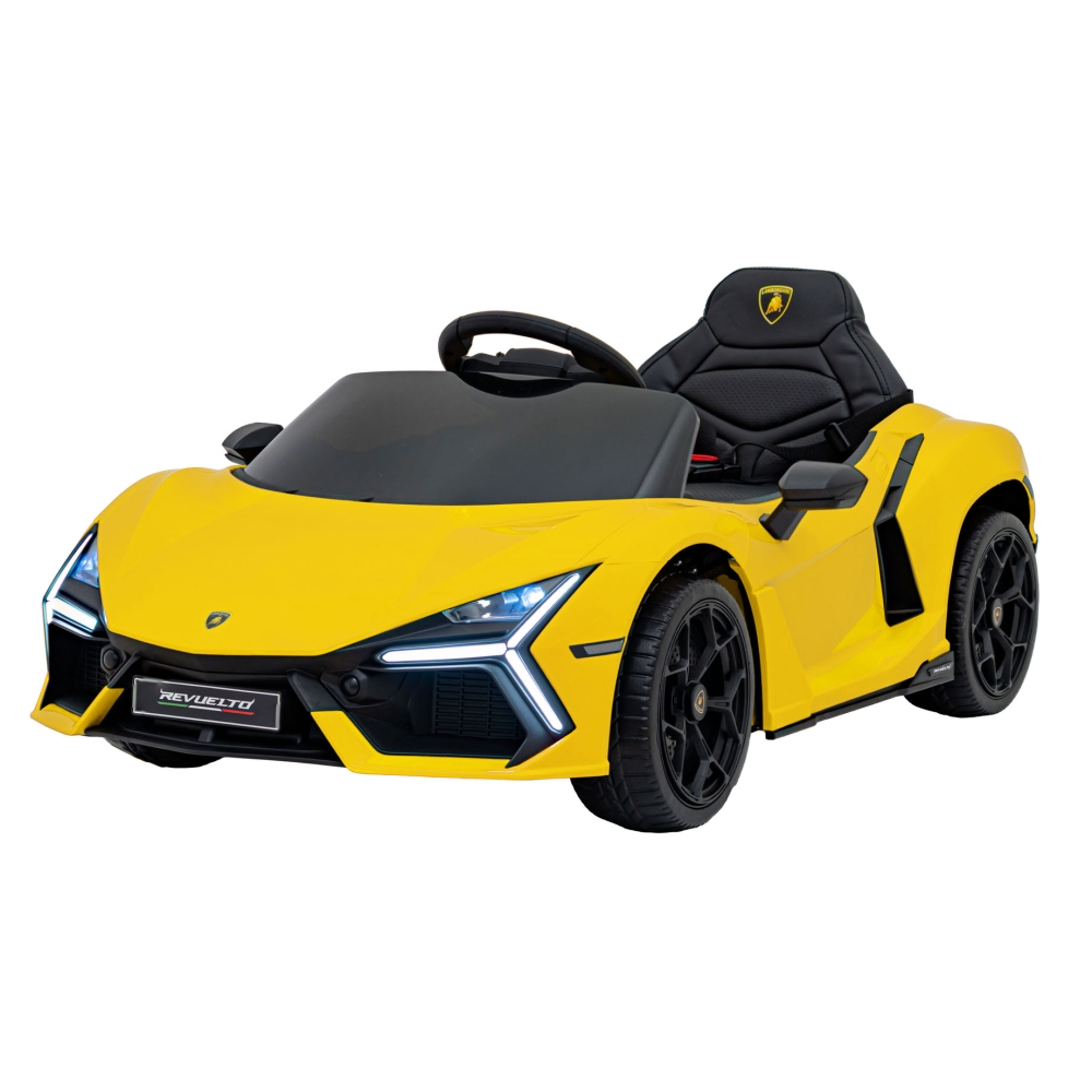 Elektromobilis Lamborghini Revuelto, Yellow-Elektromobiliai vaikams, Mašinos-e-vaikas