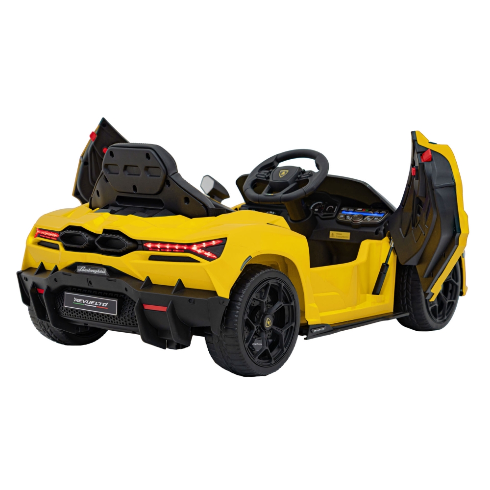 Elektromobilis Lamborghini Revuelto, Yellow-Elektromobiliai vaikams, Mašinos-e-vaikas