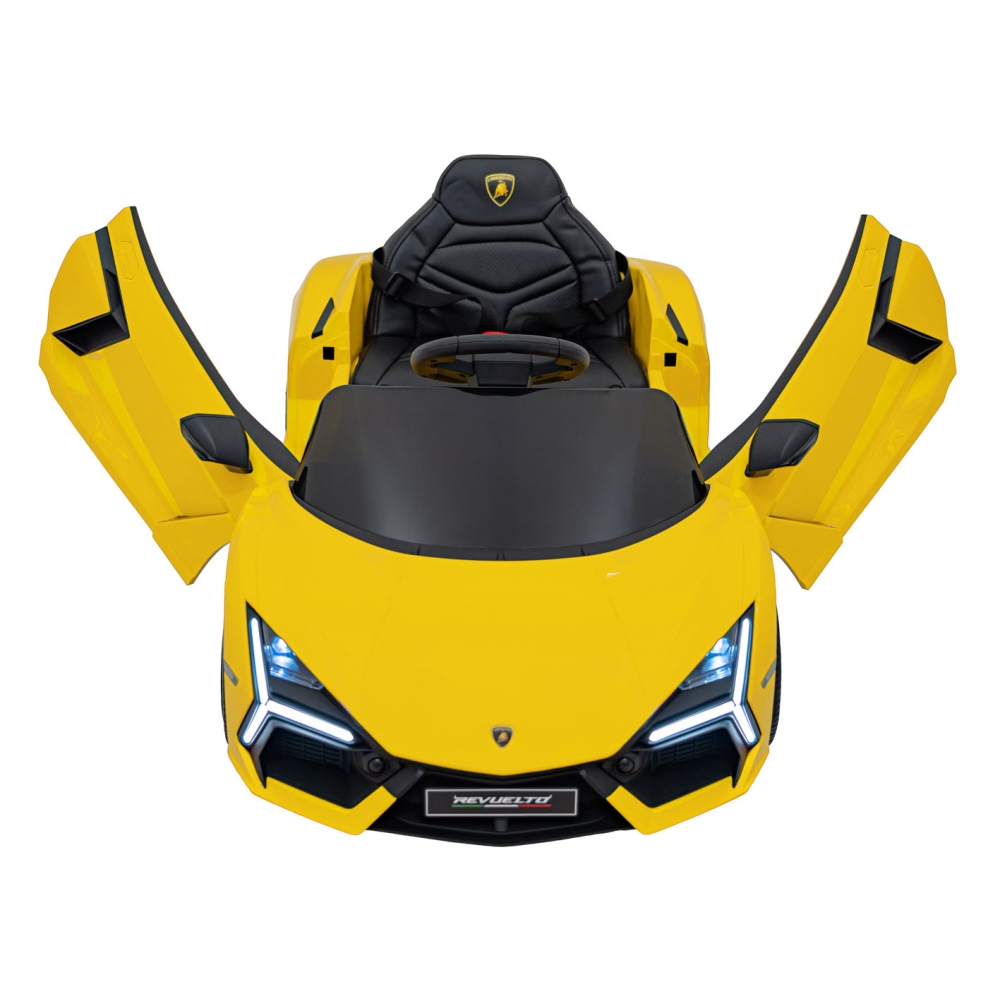 Elektromobilis Lamborghini Revuelto, Yellow-Elektromobiliai vaikams, Mašinos-e-vaikas