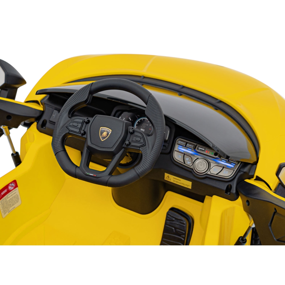 Elektromobilis Lamborghini Revuelto, Yellow-Elektromobiliai vaikams, Mašinos-e-vaikas