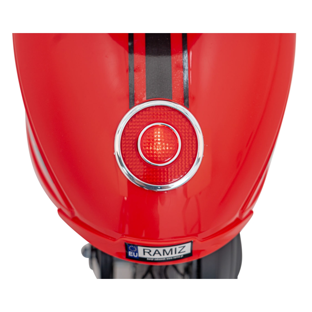 Elektrinis motoroleris Retro 23, Red-Elektromobiliai vaikams, Motociklai-e-vaikas