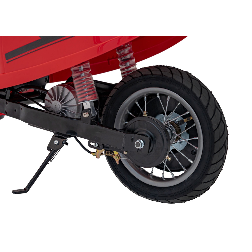 Elektrinis motoroleris Retro 23, Red-Elektromobiliai vaikams, Motociklai-e-vaikas
