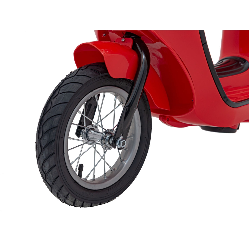 Elektrinis motoroleris Retro 23, Red-Elektromobiliai vaikams, Motociklai-e-vaikas