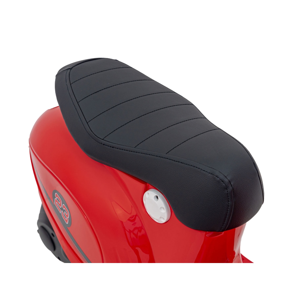 Elektrinis motoroleris Retro 23, Red-Elektromobiliai vaikams, Motociklai-e-vaikas