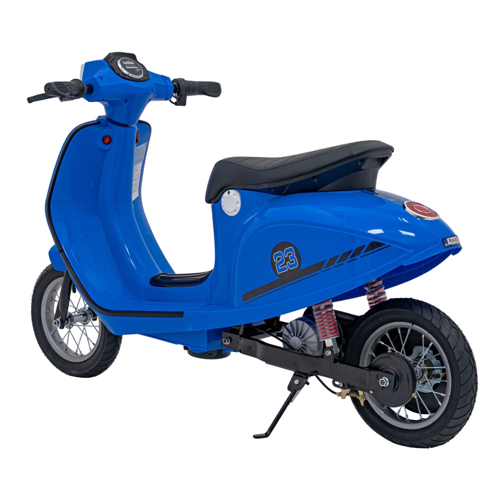 Elektrinis motoroleris Retro 23, Blue-Elektromobiliai vaikams, Motociklai-e-vaikas