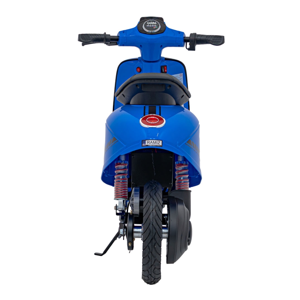 Elektrinis motoroleris Retro 23, Blue-Elektromobiliai vaikams, Motociklai-e-vaikas