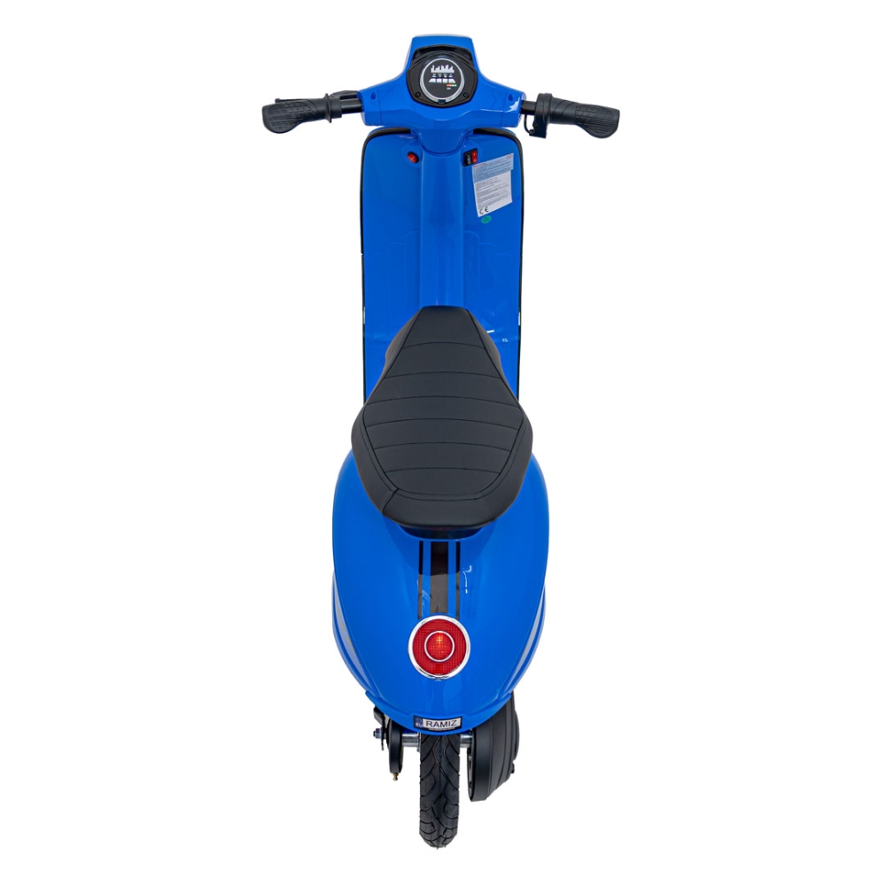 Elektrinis motoroleris Retro 23, Blue-Elektromobiliai vaikams, Motociklai-e-vaikas
