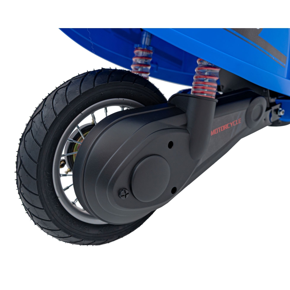 Elektrinis motoroleris Retro 23, Blue-Elektromobiliai vaikams, Motociklai-e-vaikas