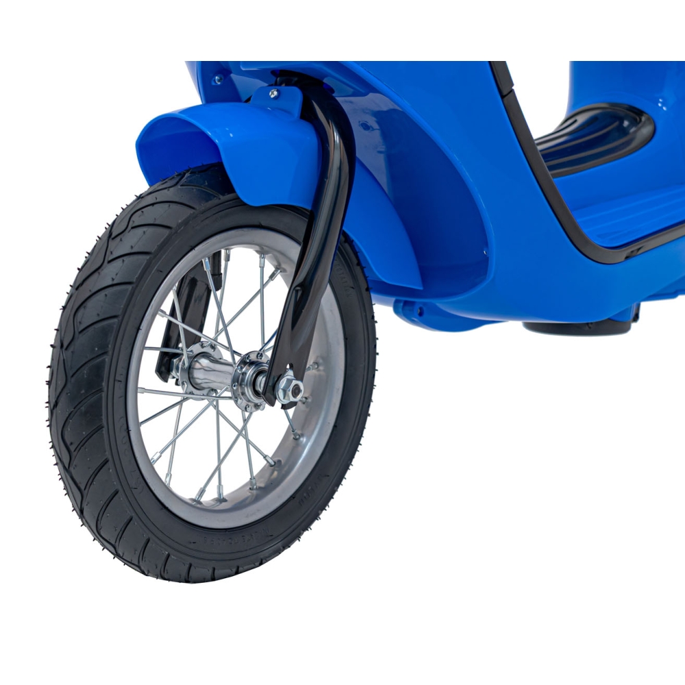 Elektrinis motoroleris Retro 23, Blue-Elektromobiliai vaikams, Motociklai-e-vaikas