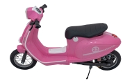 Elektrinis motoroleris Retro 23, Pink-Elektromobiliai vaikams, Motociklai-e-vaikas