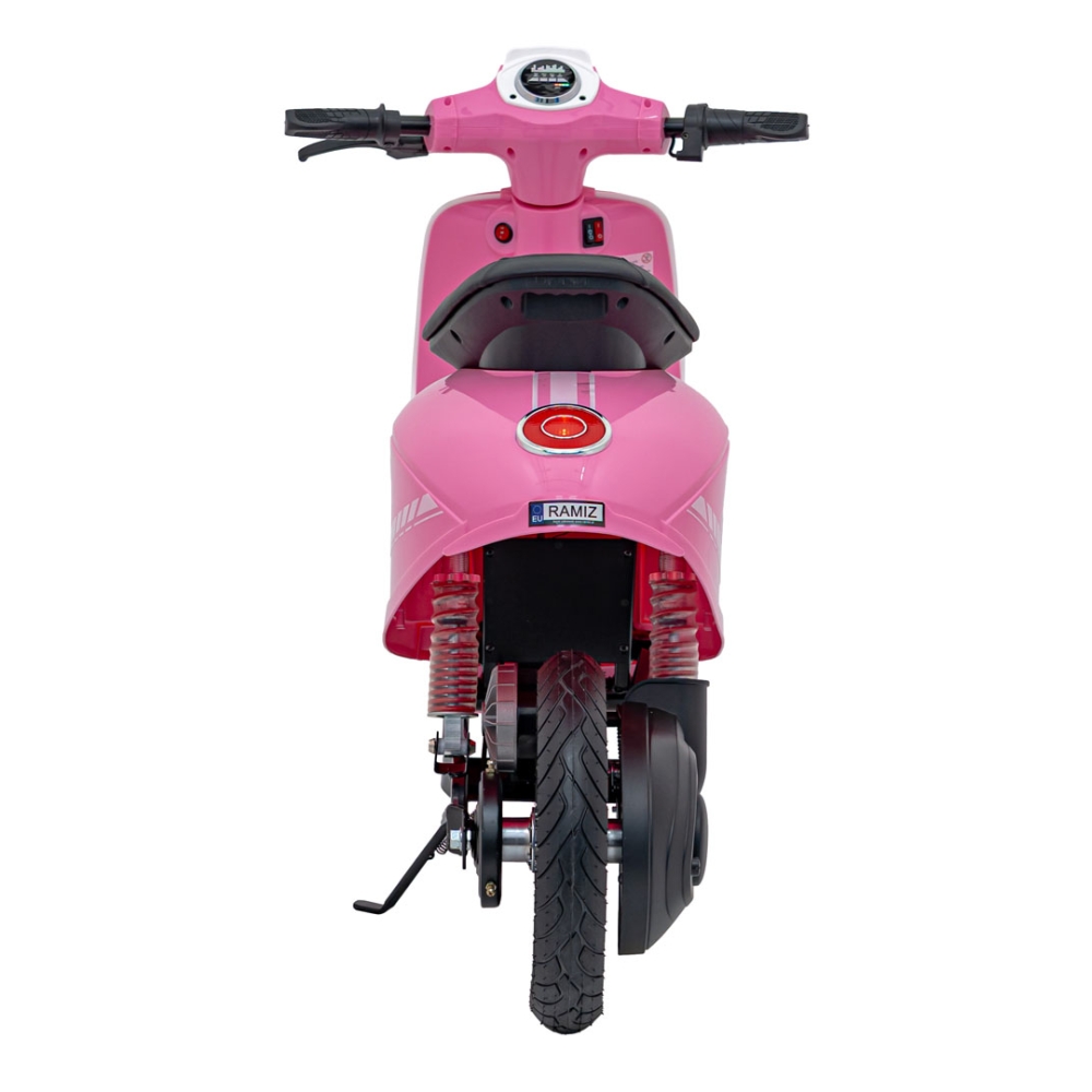 Elektrinis motoroleris Retro 23, Pink-Elektromobiliai vaikams, Motociklai-e-vaikas