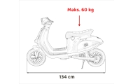 Pojazd Skuter Retro 23 Różowy