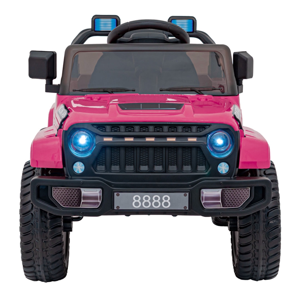 Elektromobilis MOUNTAIN, Pink-Elektromobiliai vaikams, Visureigiai-e-vaikas