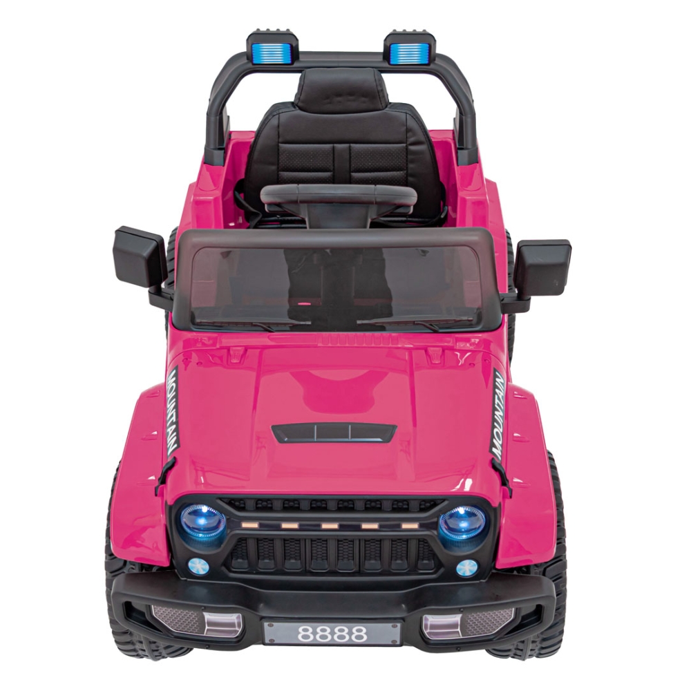 Elektromobilis MOUNTAIN, Pink-Elektromobiliai vaikams, Visureigiai-e-vaikas