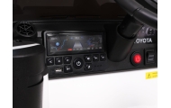 Elektromobilis Toyota Land Cruiser PRADO, White-Elektromobiliai vaikams, Visureigiai-e-vaikas