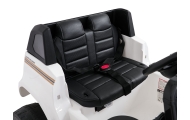 Elektromobilis Toyota Land Cruiser PRADO, White-Elektromobiliai vaikams, Visureigiai-e-vaikas