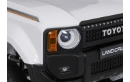 Elektromobilis Toyota Land Cruiser PRADO, White-Elektromobiliai vaikams, Visureigiai-e-vaikas